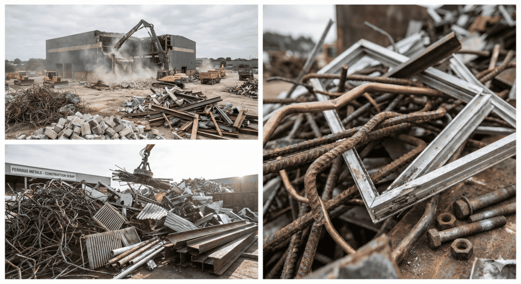 مخلفات الهدم والبناء