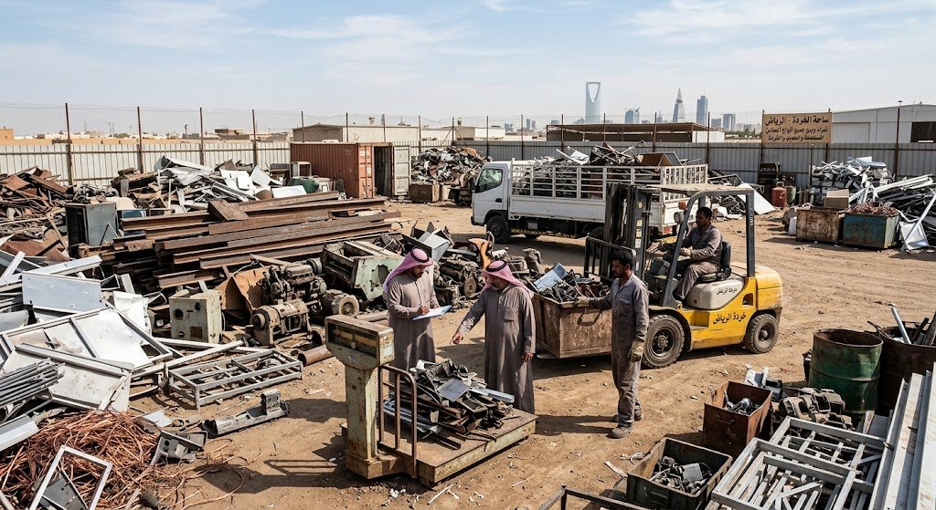 شراء سكراب حي الروضة بالرياض